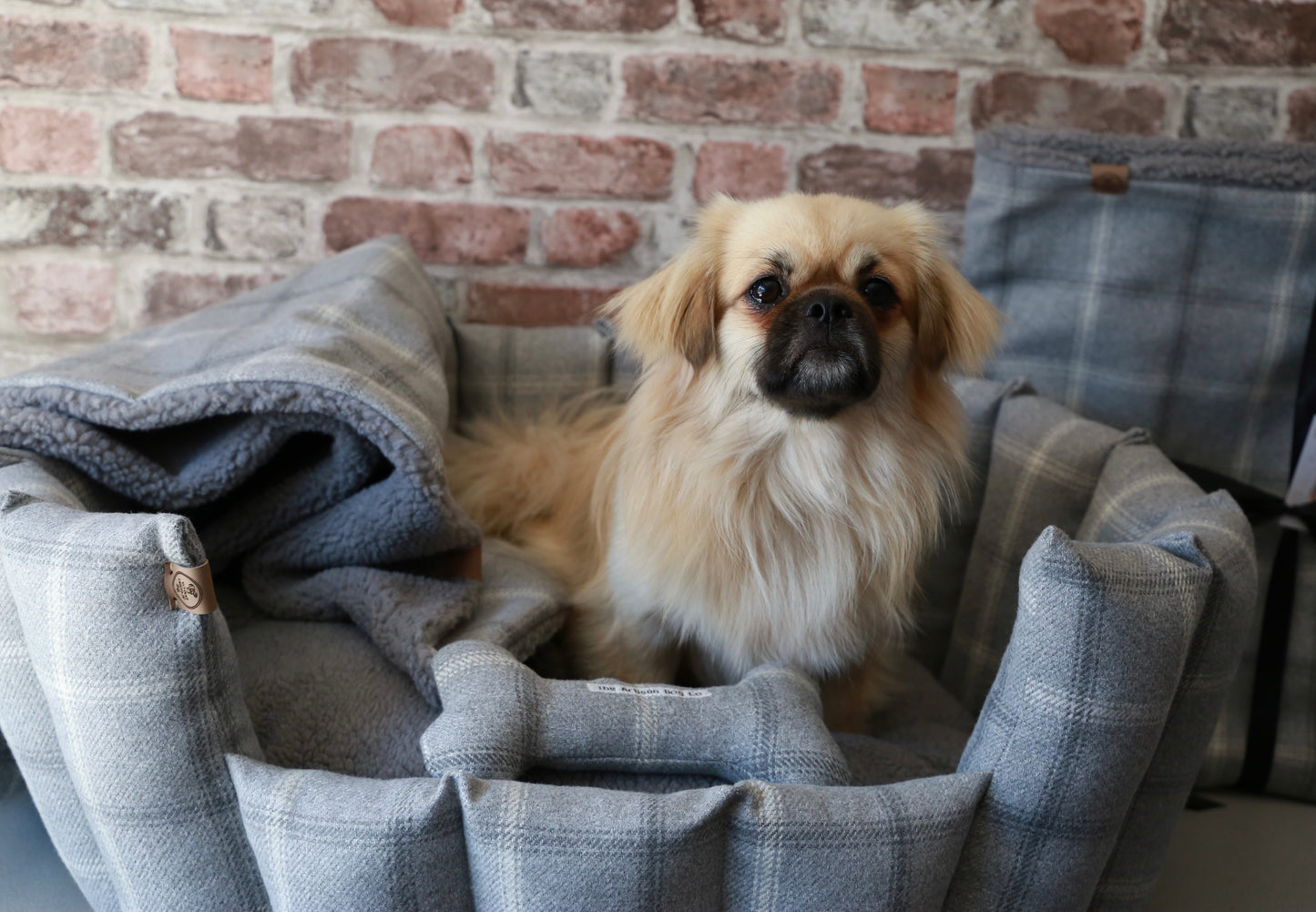 Luxury Handcrafted Pocket Sided Dog/Pet Bed - Harris Collection