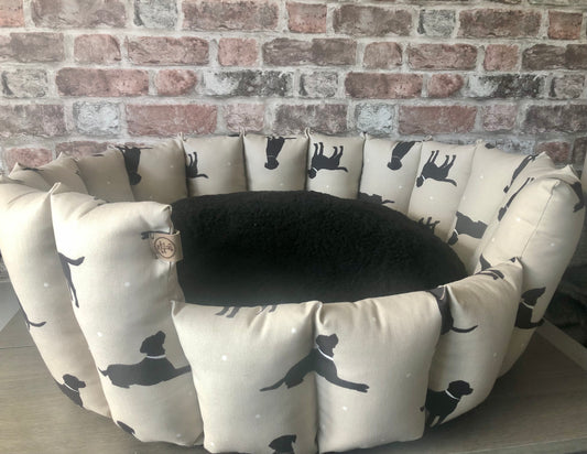 Luxury Handcrafted Pocket Sided Dog/Pet Bed - The Walter Collection