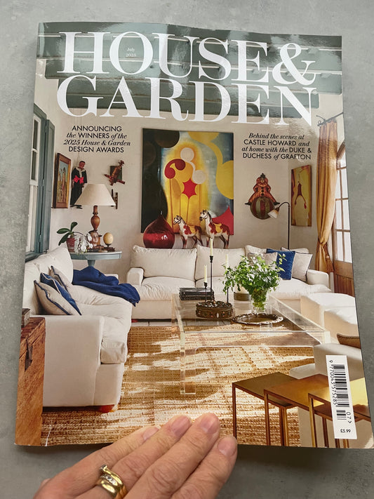 Handcrafted Pocket Sided Pet/Dog Bed - Teign Blue & White Stripe