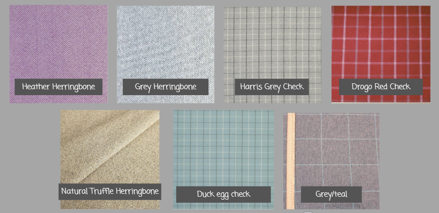 Luxury Handcrafted Pocket Sided Dog/Pet Bed - Harris Collection