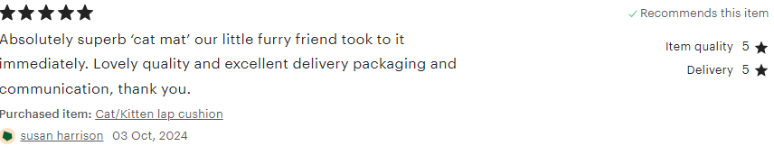 Cat/Kitten Lap Cushion/pad