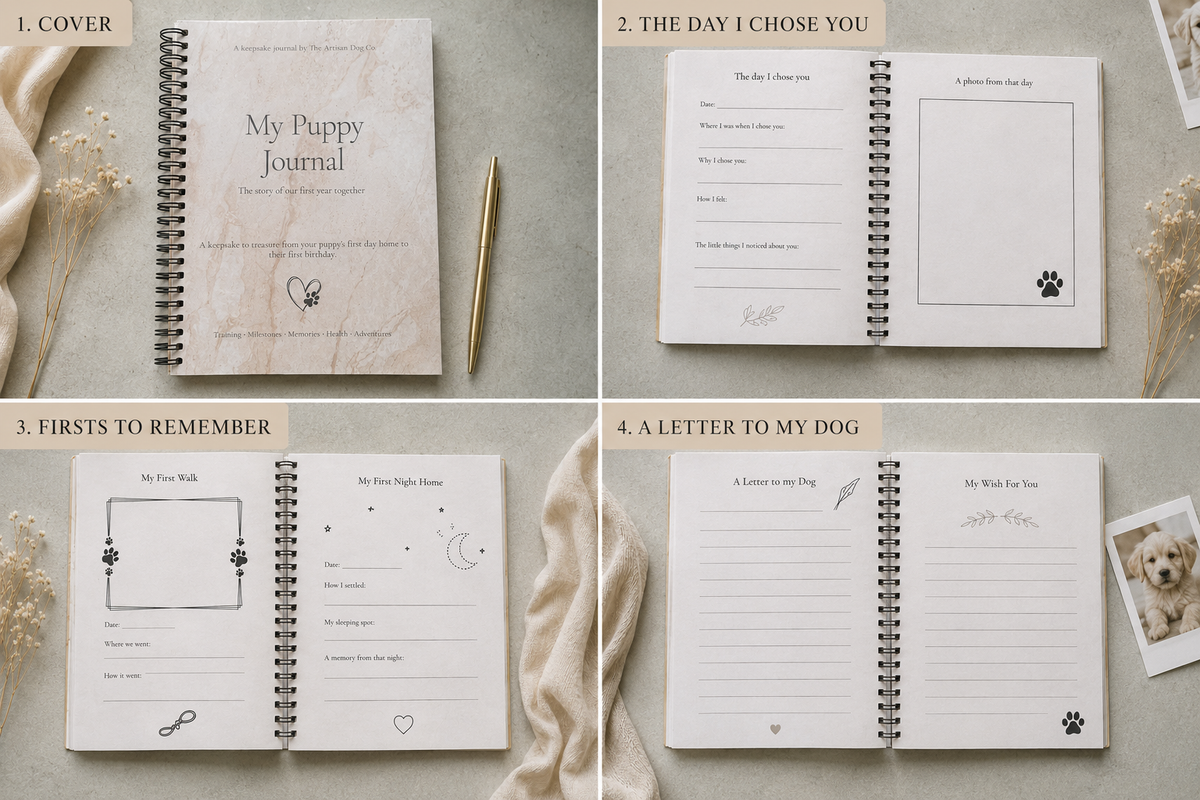 My Puppy Journal | A Keepsake for Their First Year