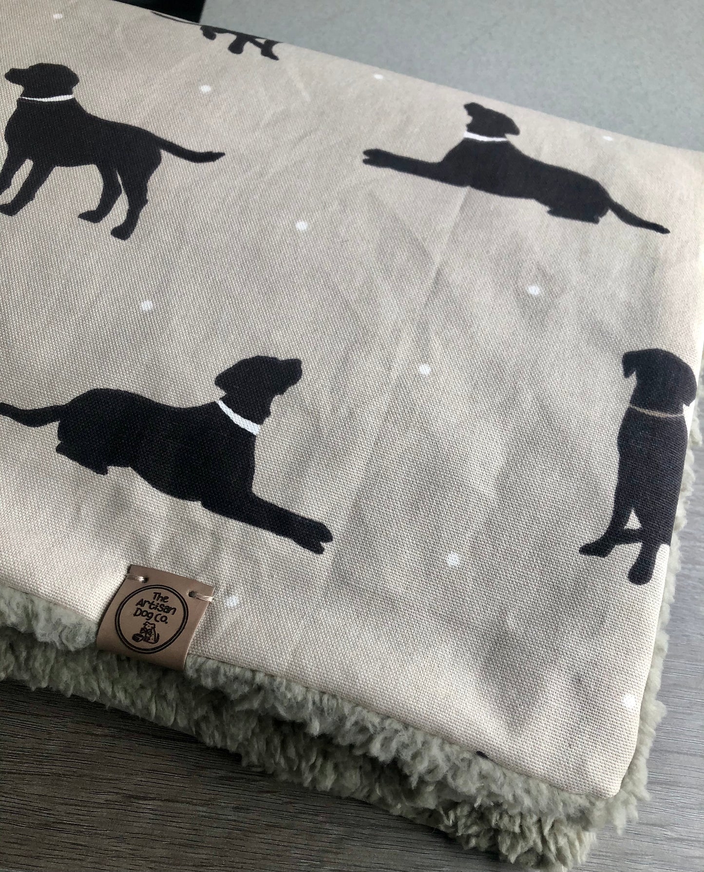 Handcrafted Luxury Dog Blanket - The Walter Collection Dog Print
