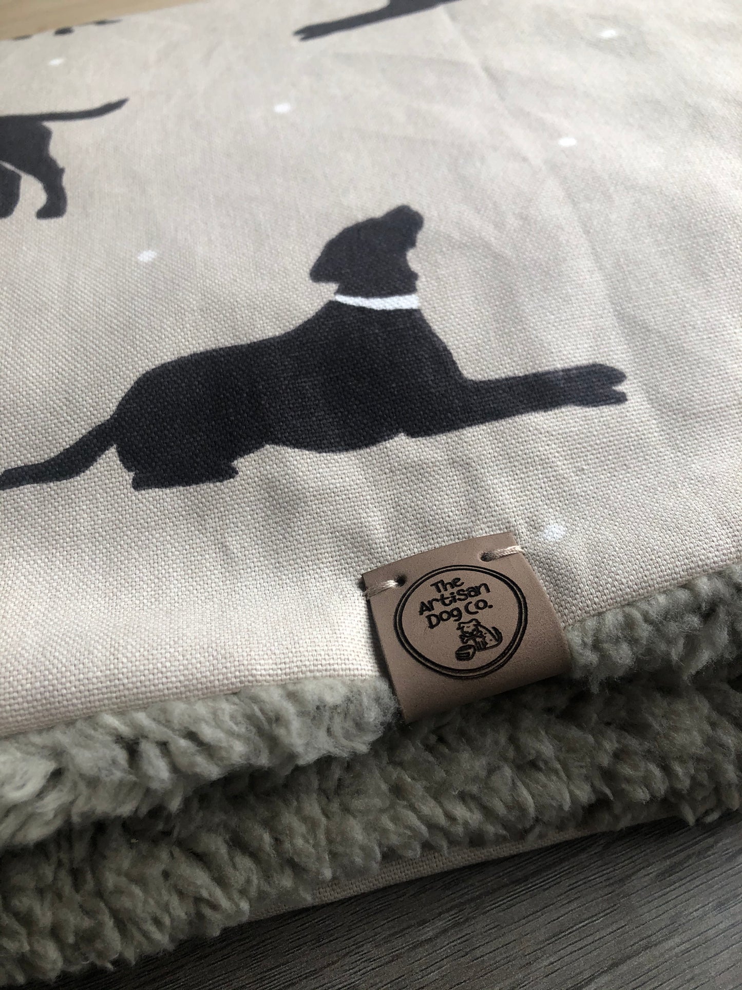 Handcrafted Luxury Dog Blanket - The Walter Collection Dog Print