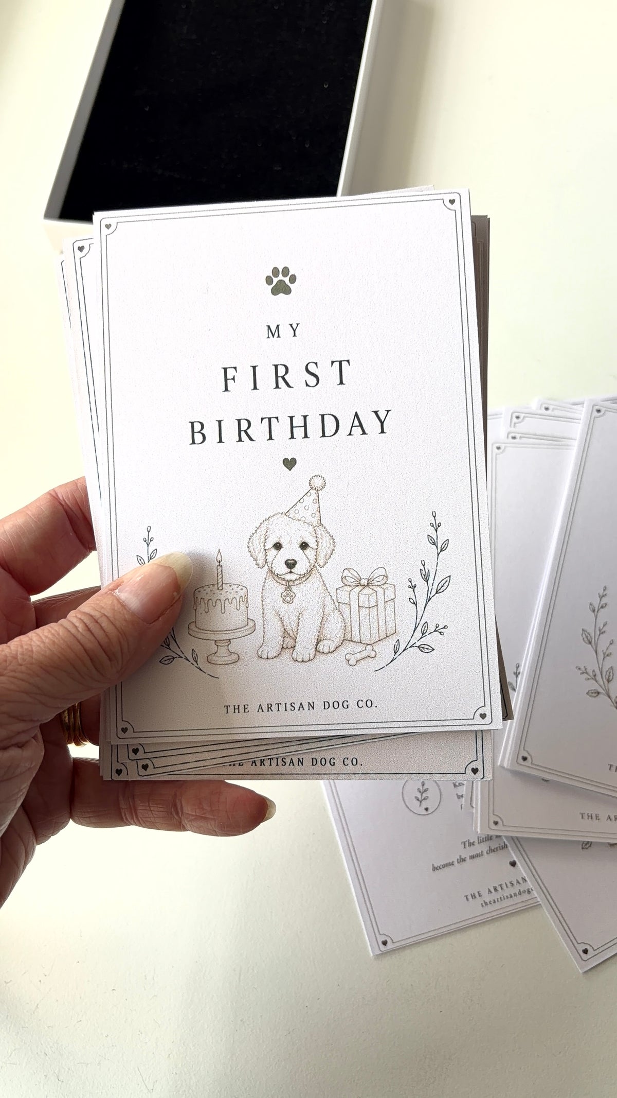 Puppy Milestone Cards | A Beautiful Record of Their First Year