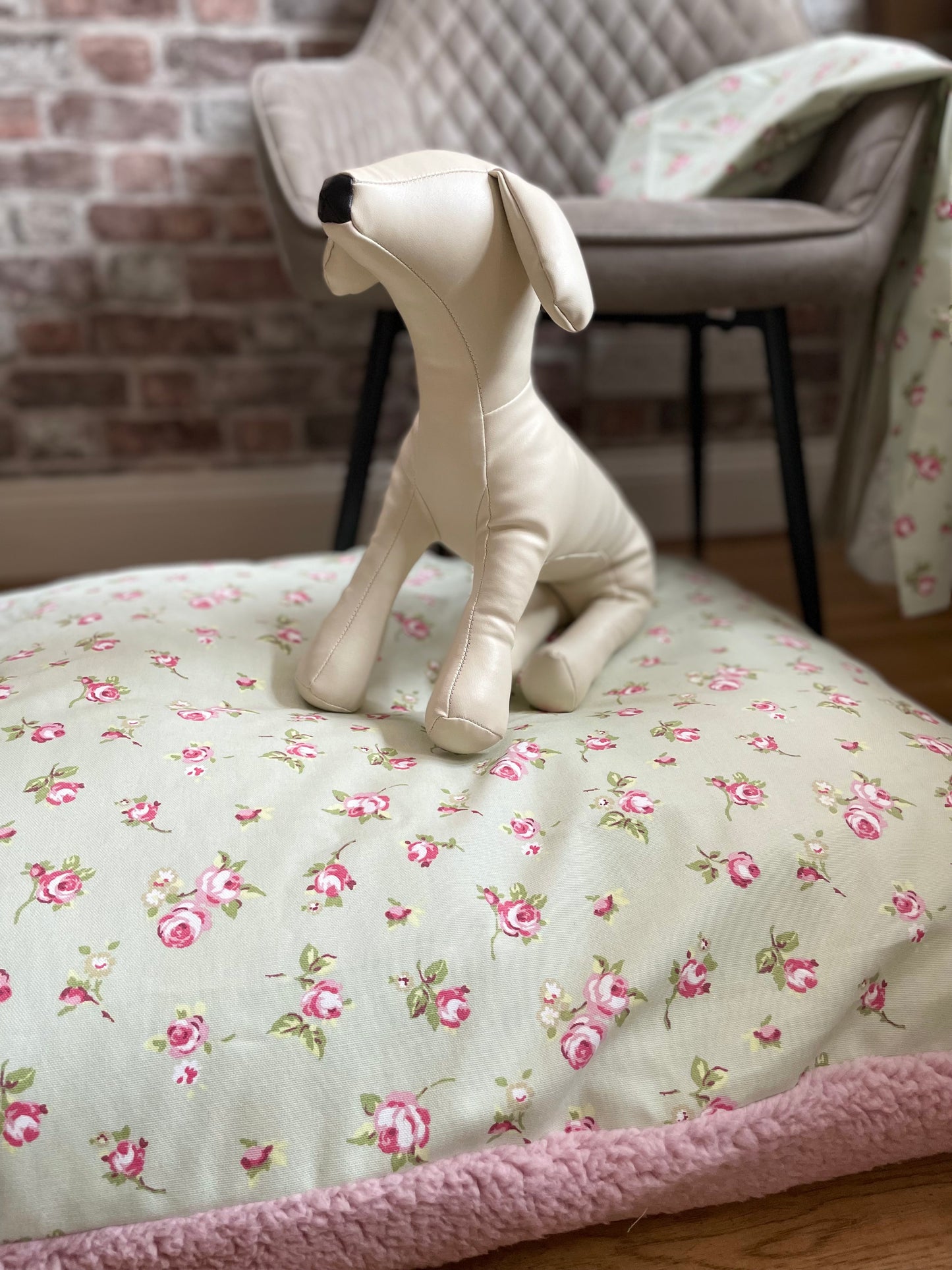 Double Sided Pillow Bed/Crate Cushion - The Dolly Floral Collection