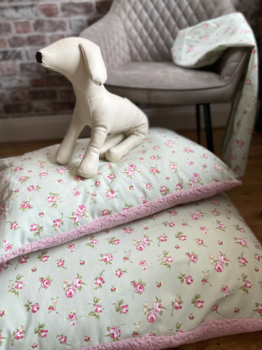 Double Sided Pillow Bed/Crate Cushion - The Dolly Floral Collection