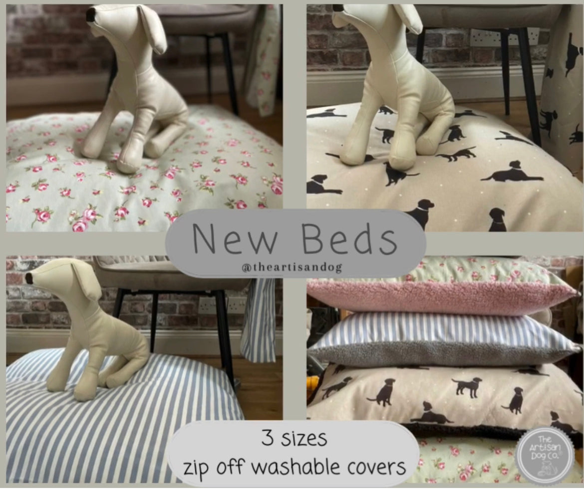 Double Sided Pillow Bed/Crate Cushion - The Dolly Floral Collection