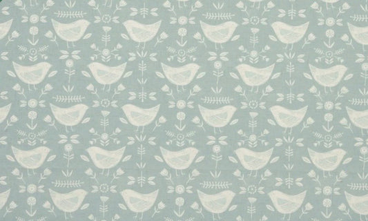 Willow and Wren Collection | Luxury Handcrafted Cotton Pocket Sided Pet/Dog Bed - Bird Print