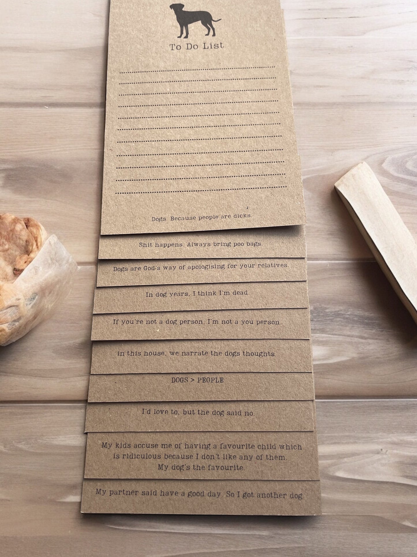 Dog Lover To Do Lists on Clipboard