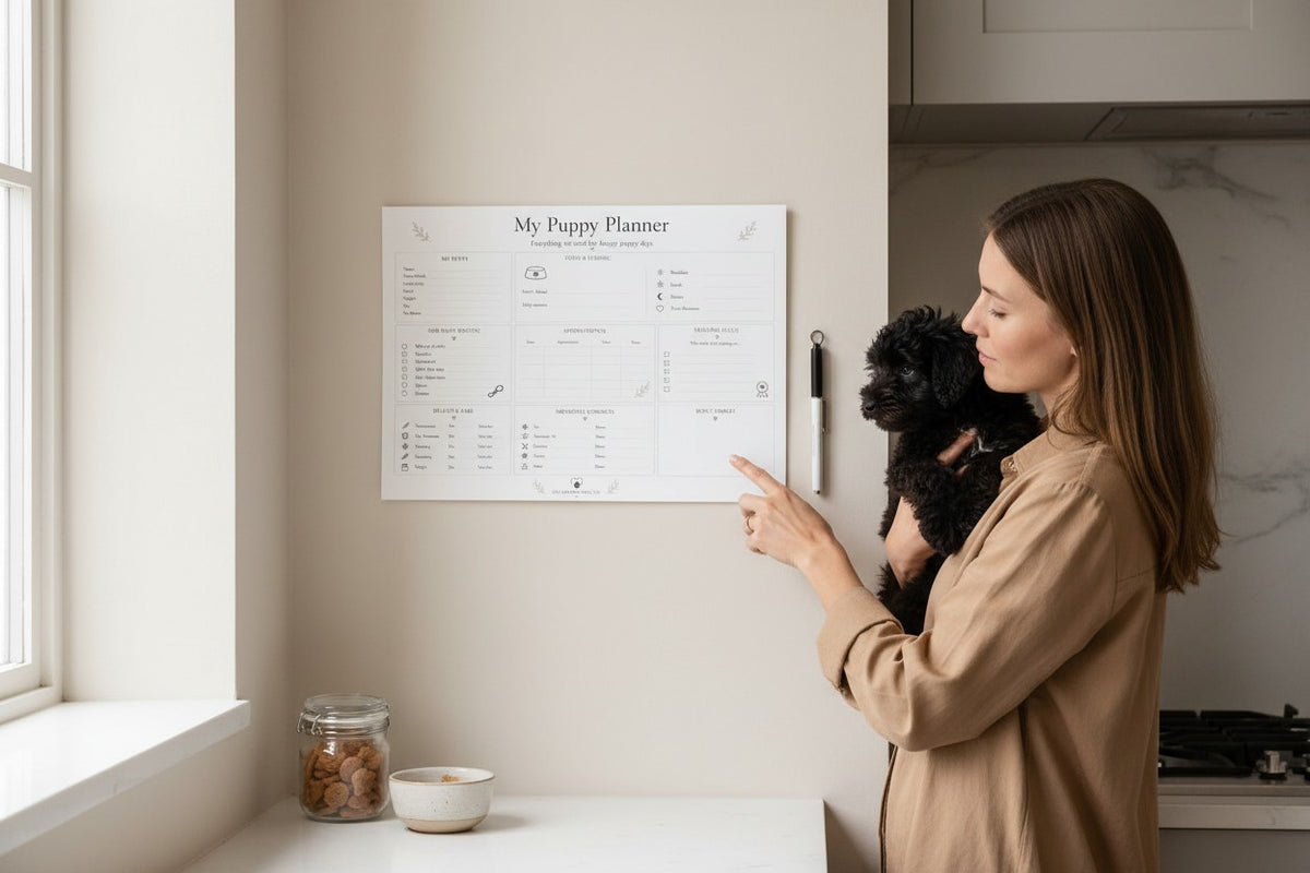 My Puppy Planner — A3 Puppy Wall Planner | Pack of 5