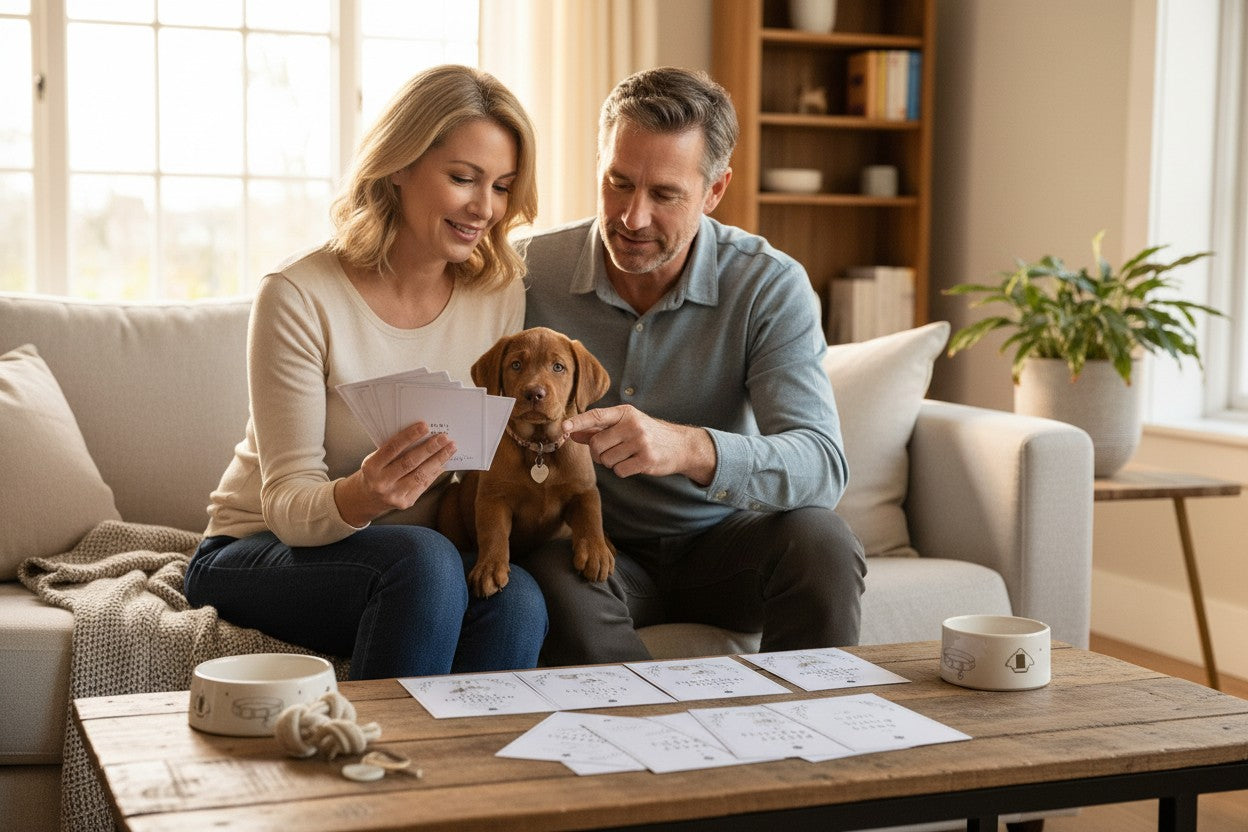 Puppy Milestone Cards | A Beautiful Record of Their First Year