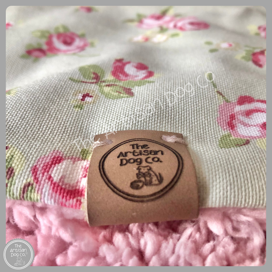 Luxury Handcrafted Dog Blanket - Dolly Collection Floral