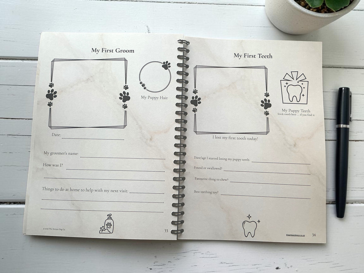 My Puppy Journal | A Keepsake for Their First Year