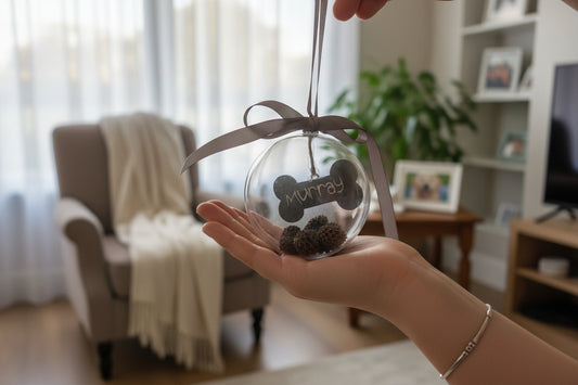 Personalised Dog Bone Christmas Bauble