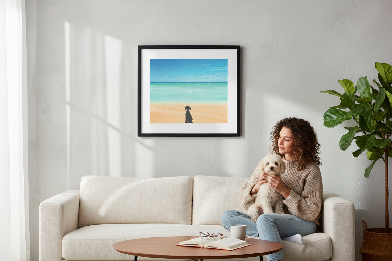 Dog in Nature Prints - different sizes