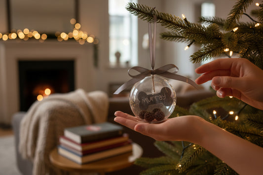 Personalised Dog Bone Christmas Bauble