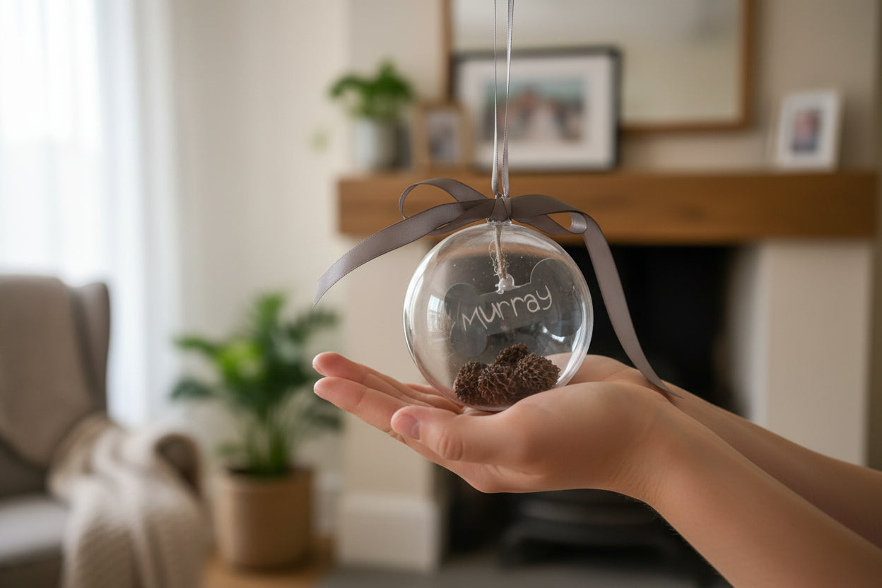 Personalised Dog Bone Christmas Bauble