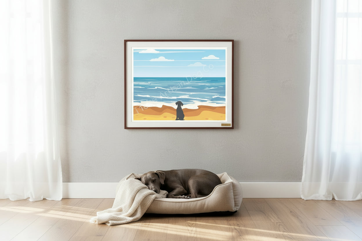 Dog in Nature Prints - different sizes