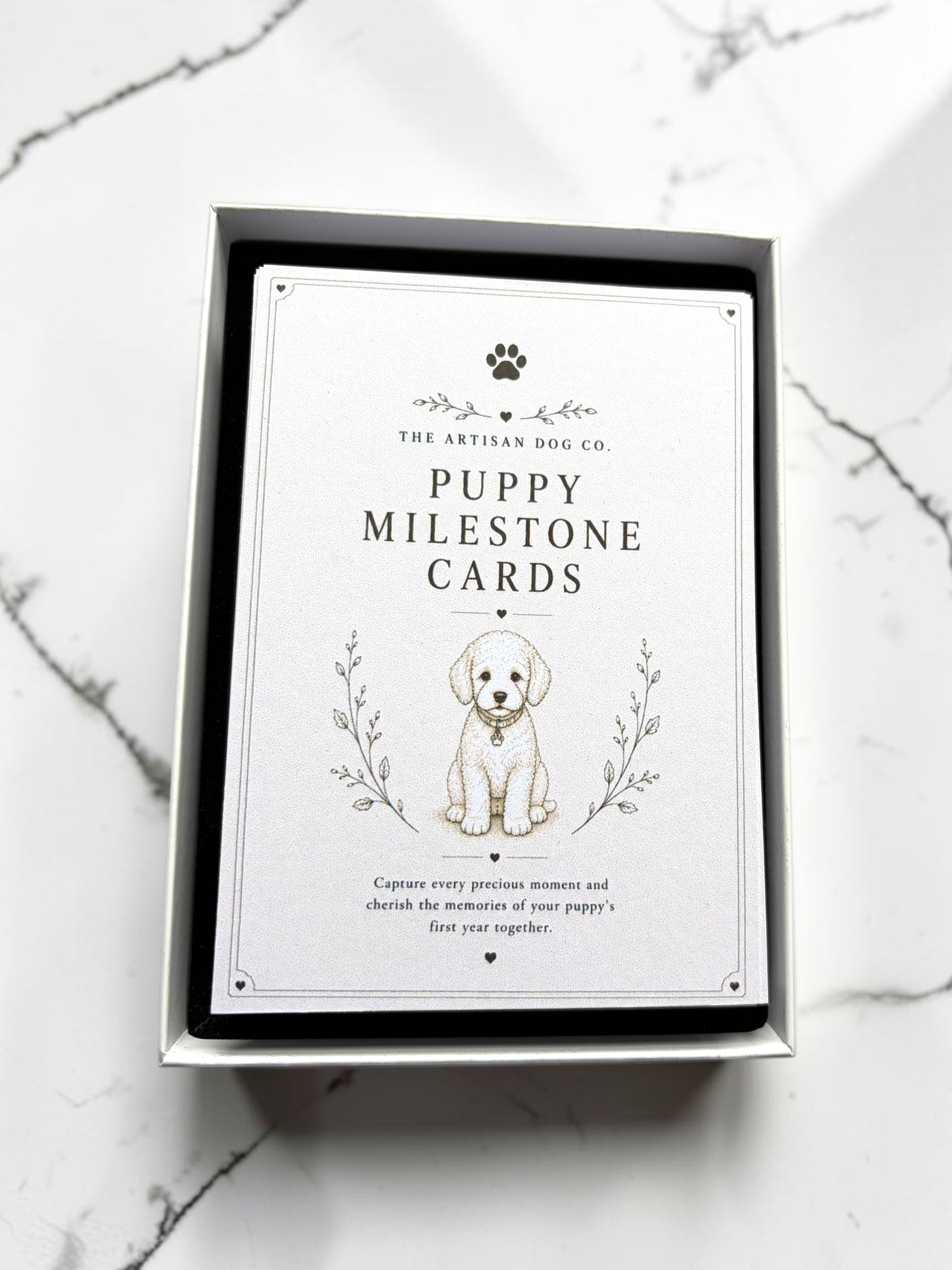 Puppy Milestone Cards | A Beautiful Record of Their First Year